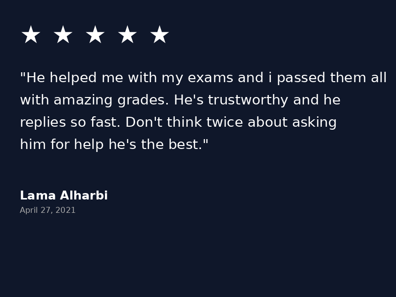 Learner feedback 3