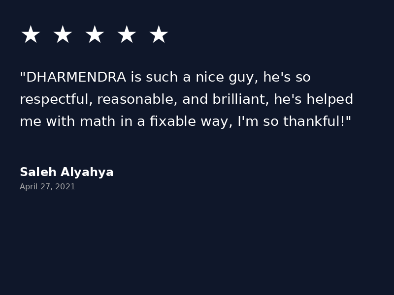 Learner feedback 4